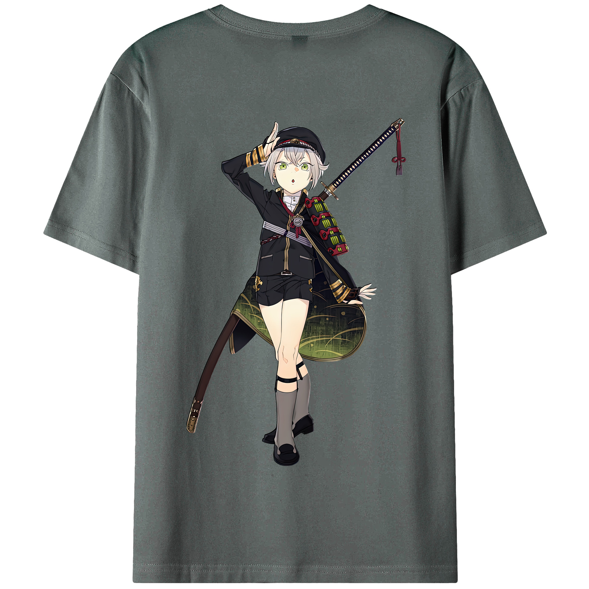 （画像用） 刀剣乱舞 Touken Ranbu 綿100％半袖Tシャツ（背面プリント）